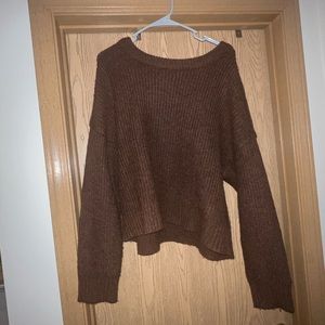 American eagle brown sweater. Lightly worn